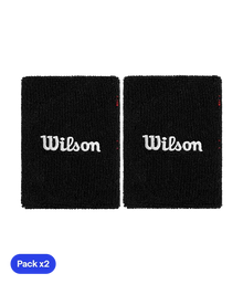 Wristband Largas Wilson Negro 2025 (x2)