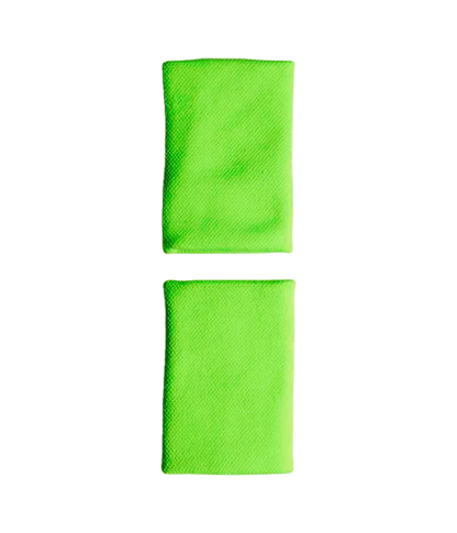 Wristbands Adidas Larga Logo Pequeño 2025 Verde (Pack x 2)
