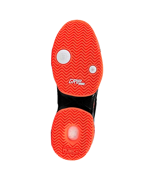 Padel Shoes Munich Padx 55 Negro/Rojo 2025