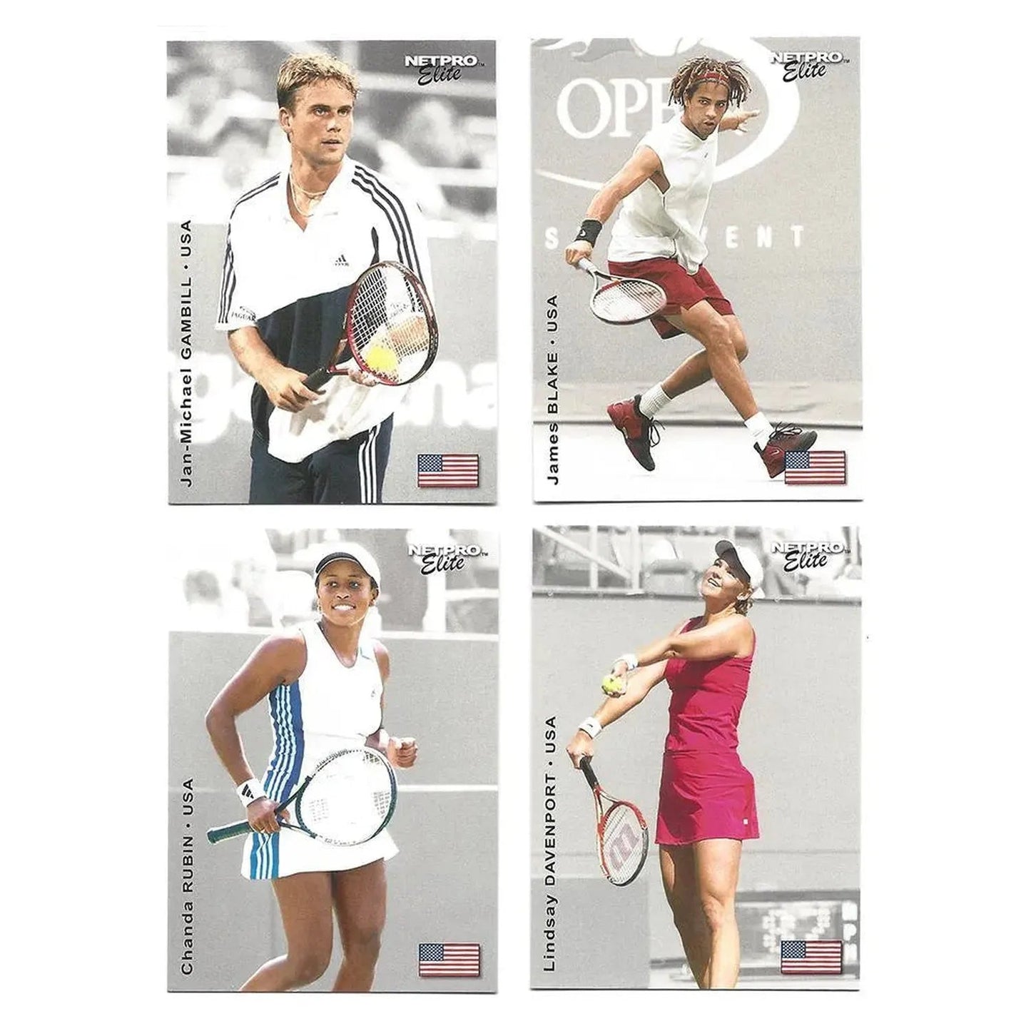 NETPRO Elite Event Edition Tennis Collector Card SetTienda Tennis