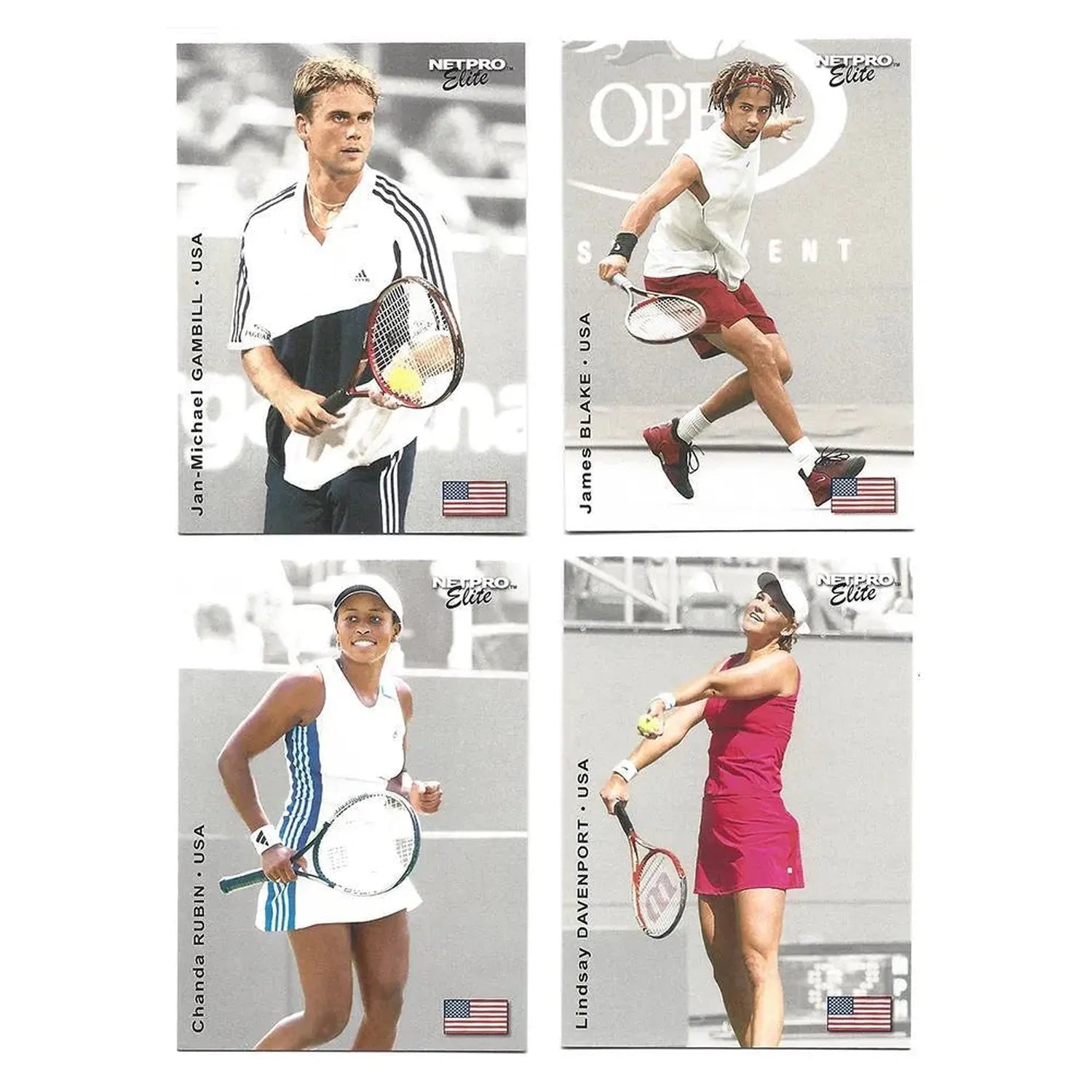NETPRO Elite Event Edition Tennis Collector Card SetTienda Tennis