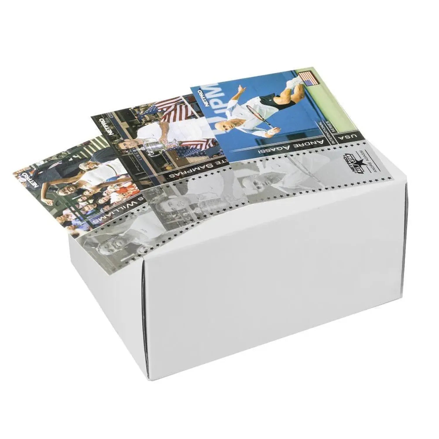 NETPRO International Series Tennis Collector Card Set (Unmarked White Box)Tienda Tennis