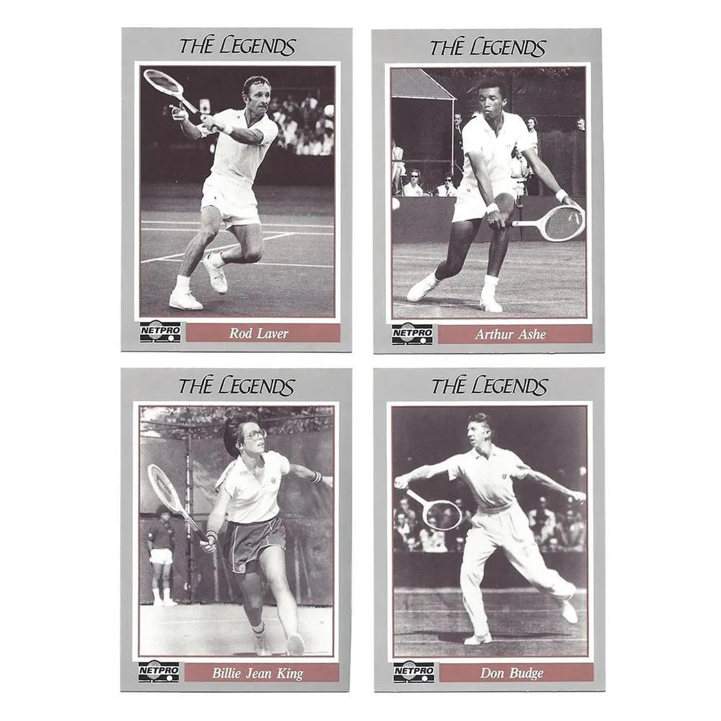 NETPRO Legend Tennis Collector Card SetTienda Tennis
