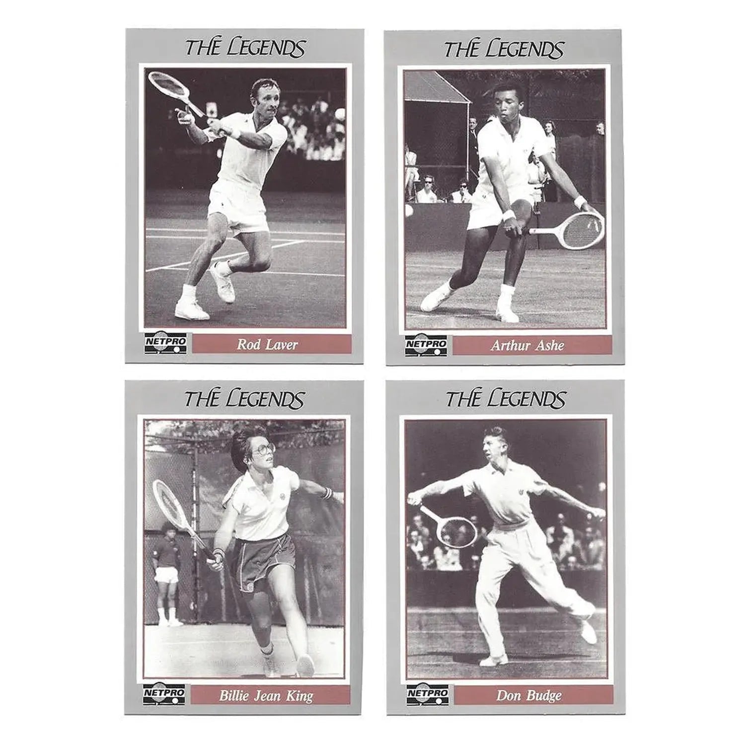 NETPRO Legend Tennis Collector Card SetTienda Tennis