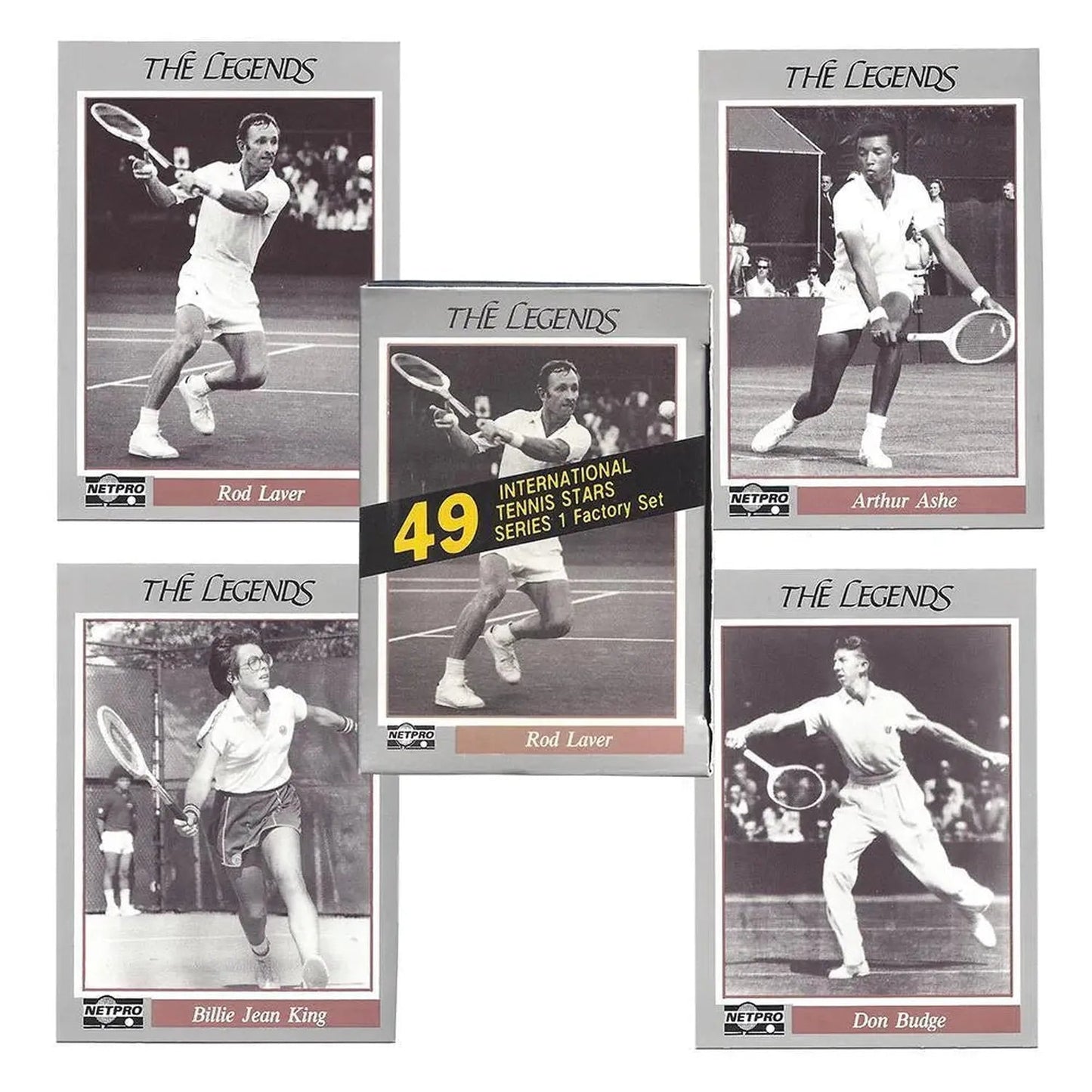 NETPRO Legend Tennis Collector Card SetTienda Tennis
