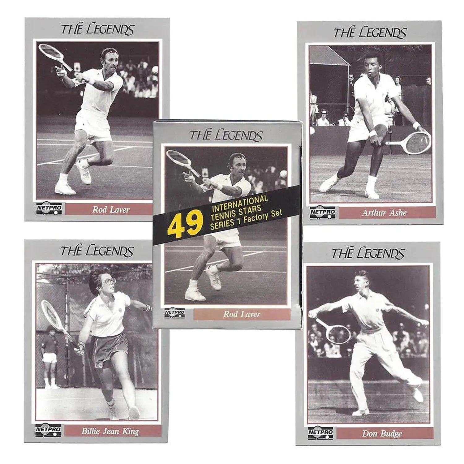 NETPRO Legend Tennis Collector Card SetTienda Tennis