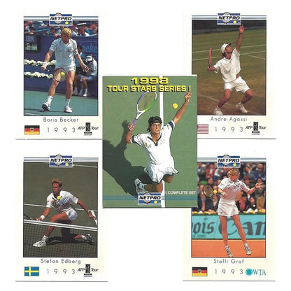 NETPRO Tour Star Tennis Collector Card Set 1993Tienda Tennis
