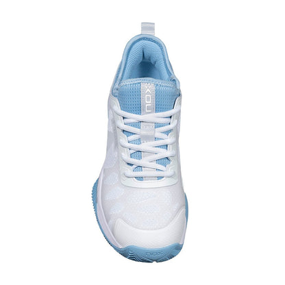 NOX NERBO White/Dusk Blue 2026 Padel Shoes - Tennistro