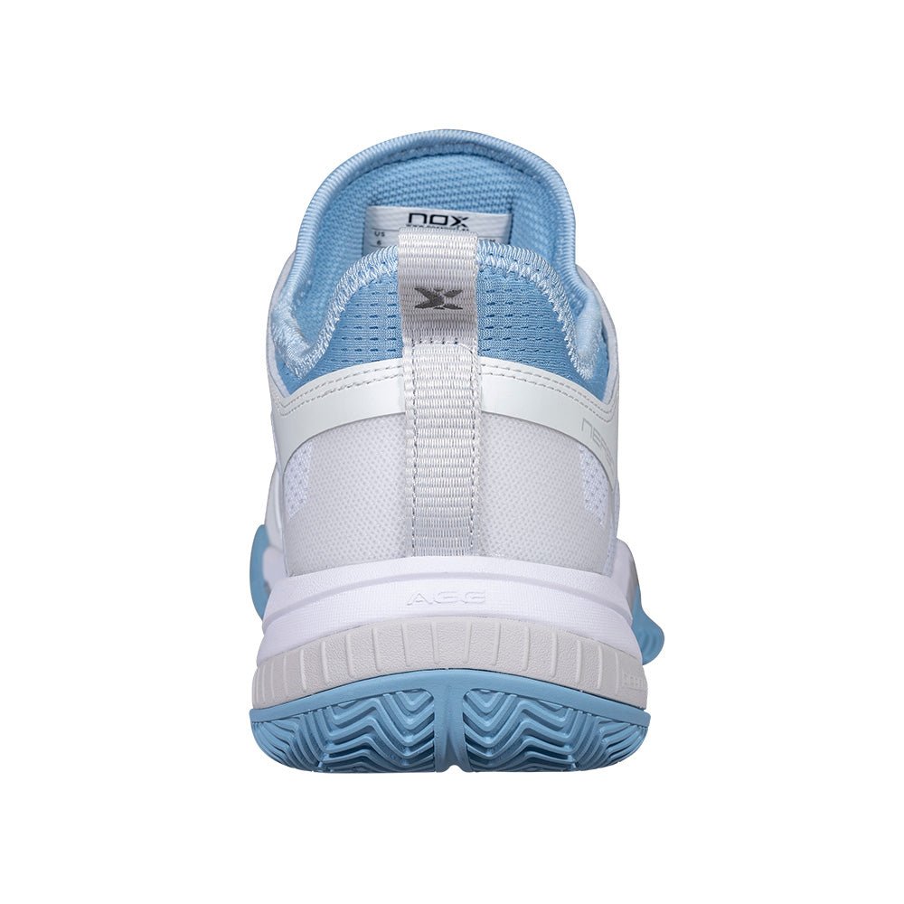 NOX NERBO White/Dusk Blue 2026 Padel Shoes - Tienda Tennis