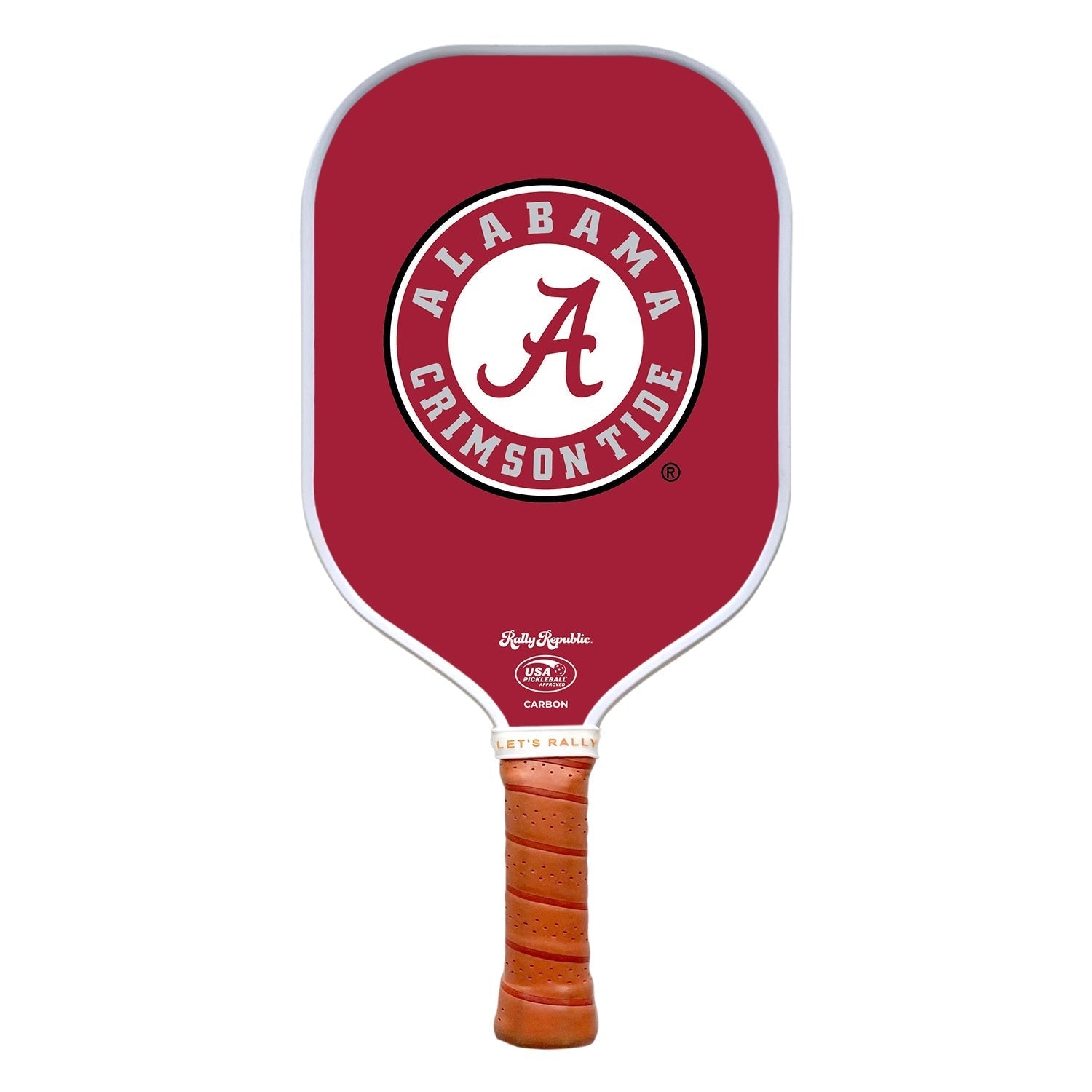 Rally Republic PIckleball Paddle - Alabama Crimson Tide Crimson Circle Logo