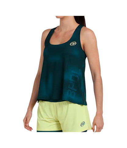 Camiseta Bullpadel Oidio Mujer Verde Pato