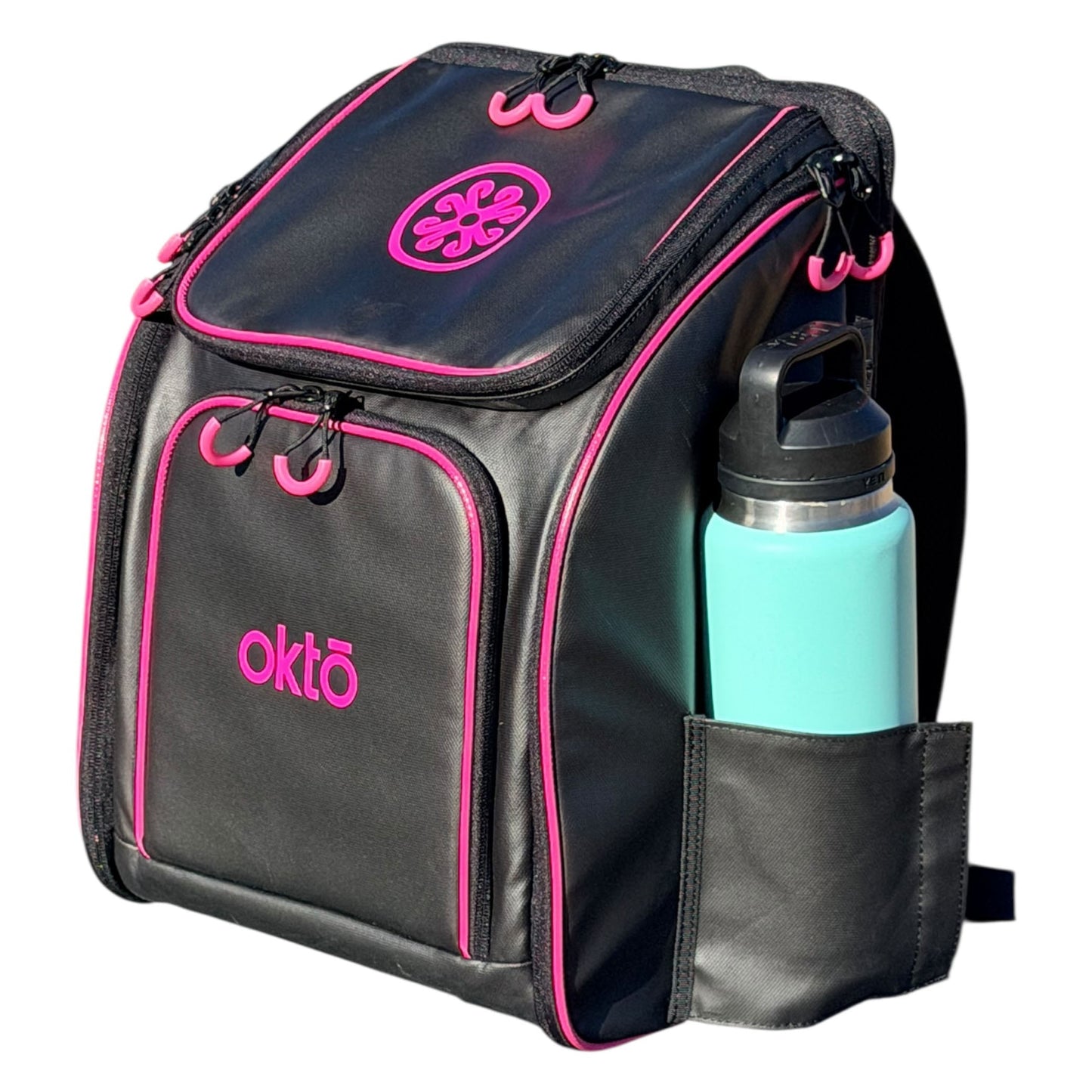 Oktō Rec Lite Paddle Sports Backpack | Black & Pink