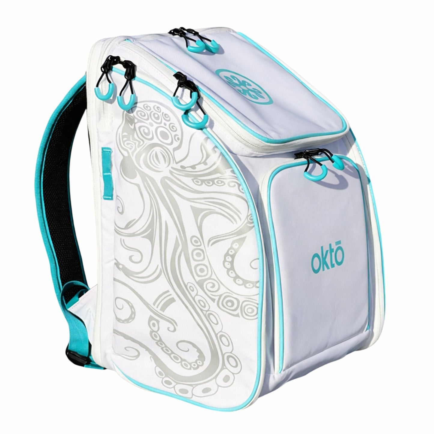 Oktō Rec Lite Paddle Sports Backpack | White & Teal