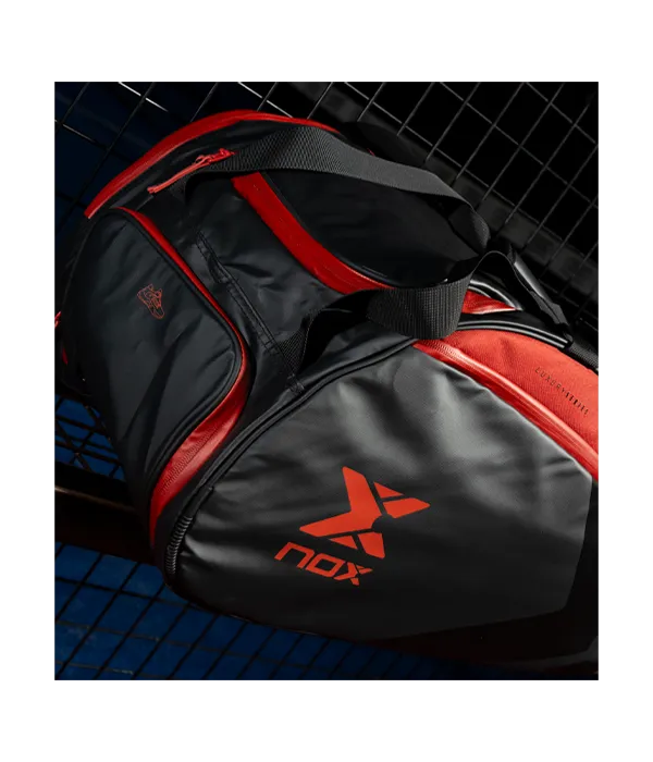 Padel Bag  NOX Luxury Open Series Negro/Rojo