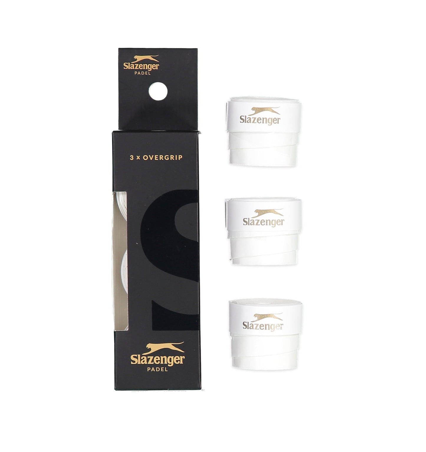 Slazenger Padel Overgrips | Emerson White x3