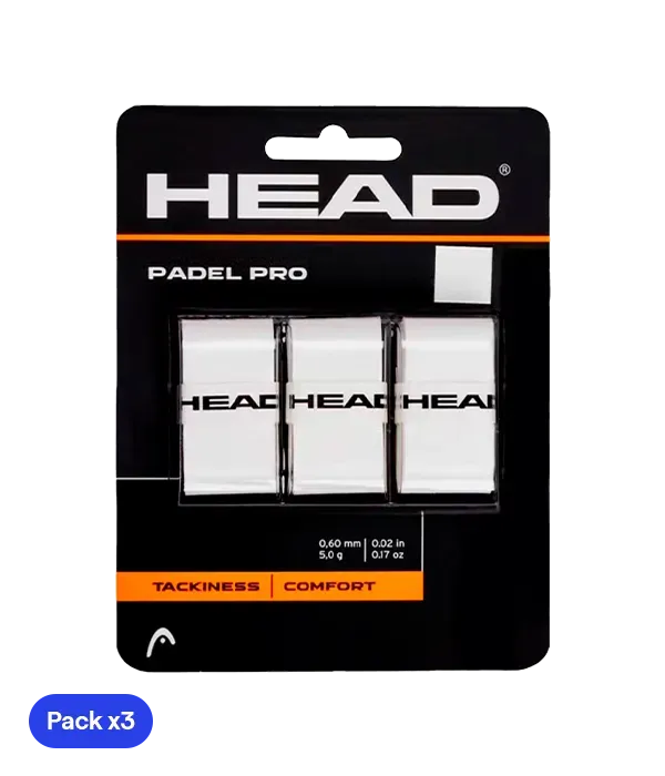 Overgrips HEAD Padel Pro White (Pack x3)