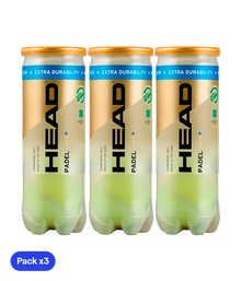 Balls  HEAD Padel Pro S + (pack x3)