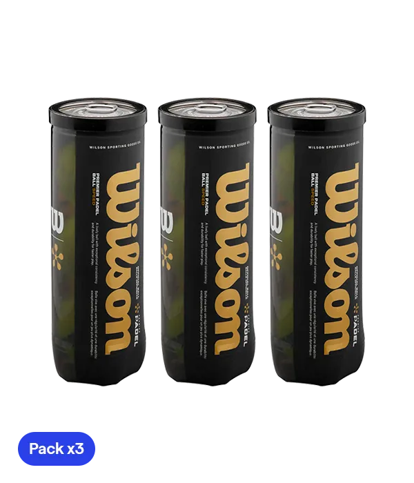 Balls  Wilson Padel Premier Speed (Pack x3)