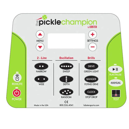 Pickle Champion with 20 - Function Wi - Fi Remote Control for Pickleball MachineTienda Tennis