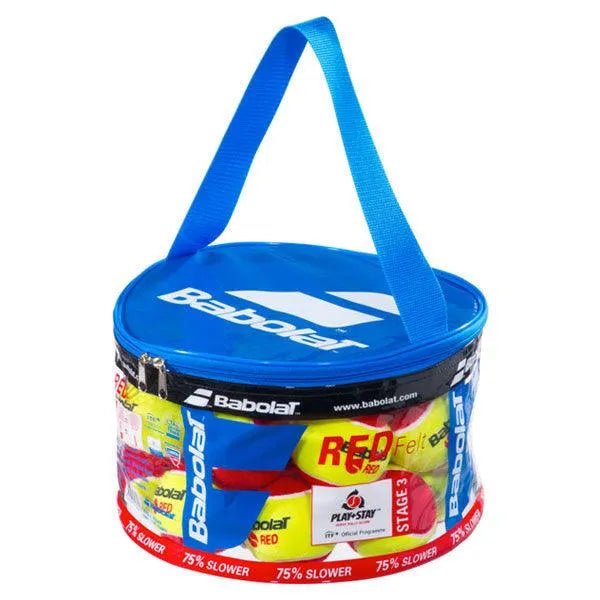 Play And Stay Red Felt 24 Count Bag Tennis BallsTienda Tennis