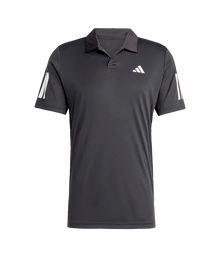 Polo Adidas Club 3STR Negro 2025