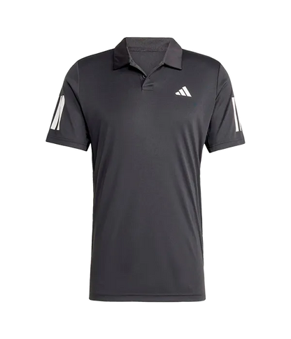 Polo Adidas Club 3STR Negro 2025