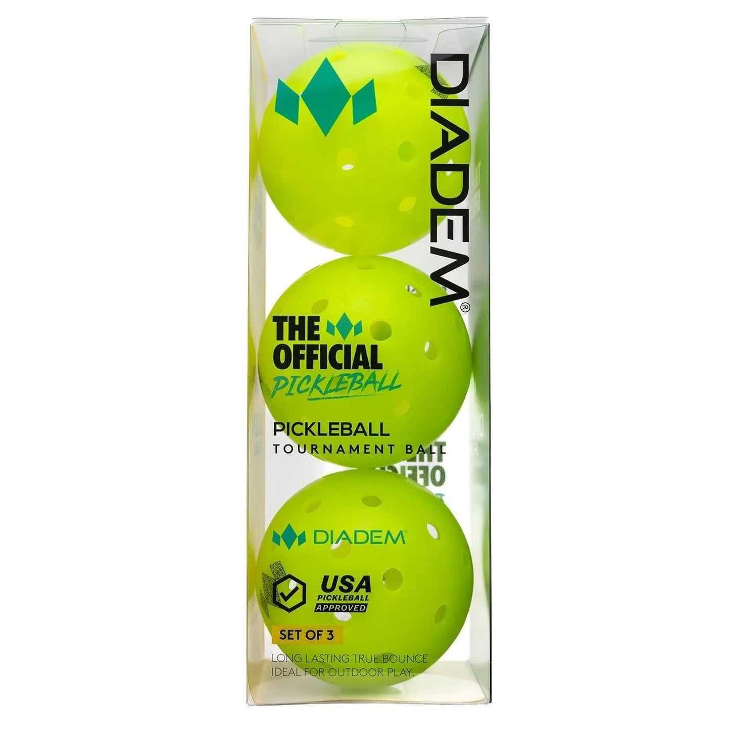Power 3 Pack Pickleball Balls NeonTienda Tennis