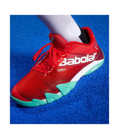 Padel Shoes Babolat Jet Premura Red/Electric Green Juan Lebrón