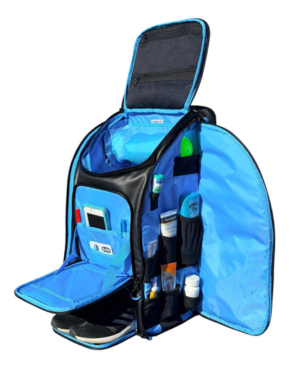Oktō Pro Elite Paddle Sports Backpack | Black & Blue