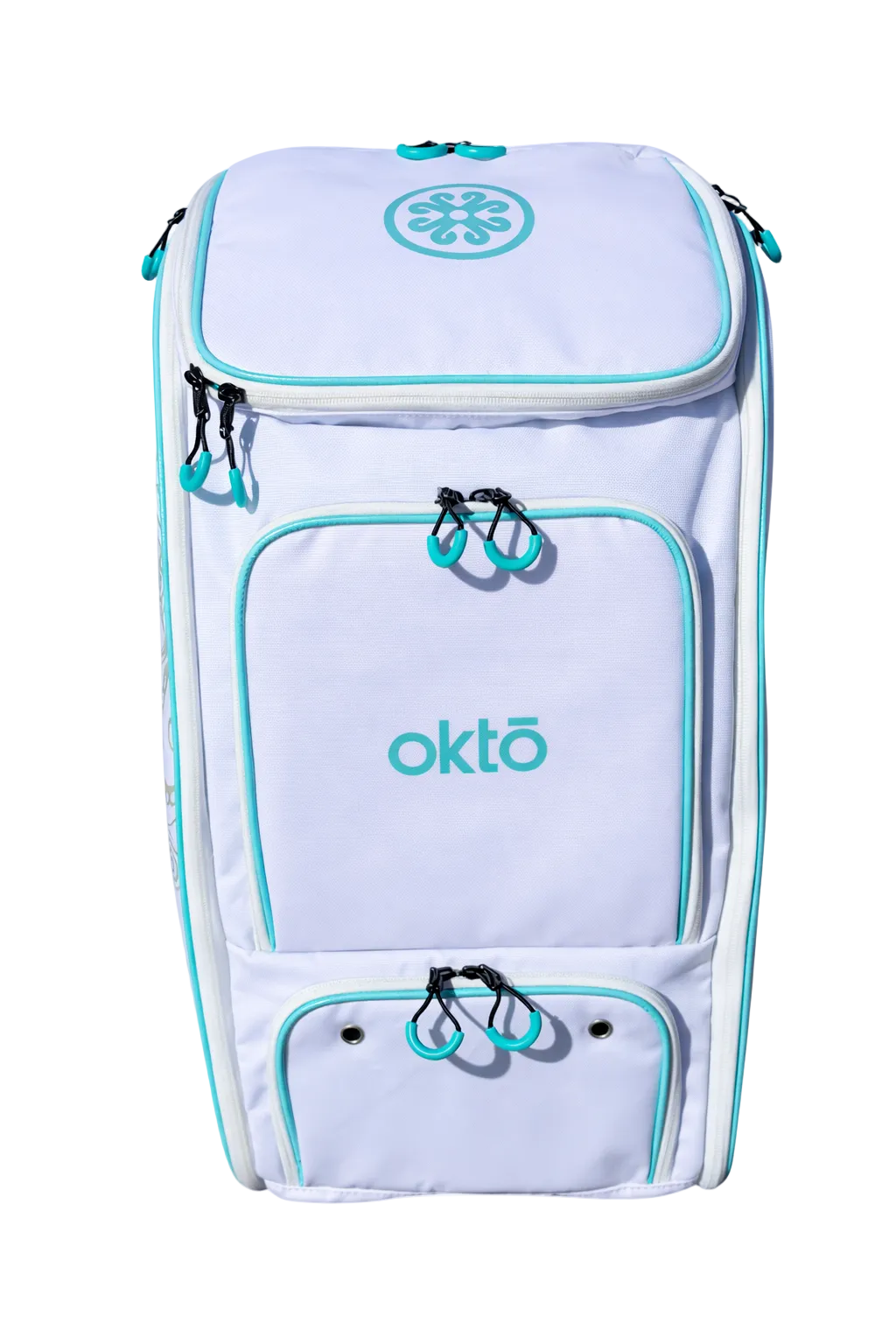 Oktō Pro Elite Paddle Sports Backpack | White & Teal
