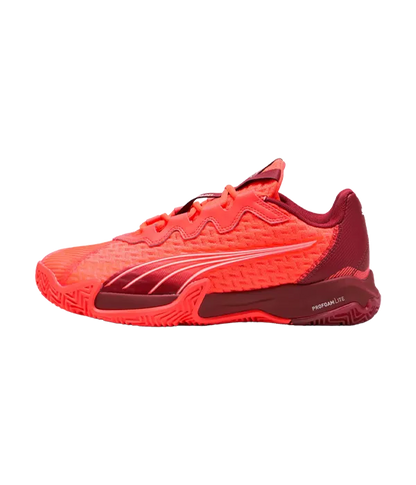 Padel Shoes Puma Nova Elite Red/Dark Crimson/White 2025