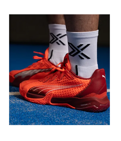 Padel Shoes Puma Nova Elite Red/Dark Crimson/White 2025