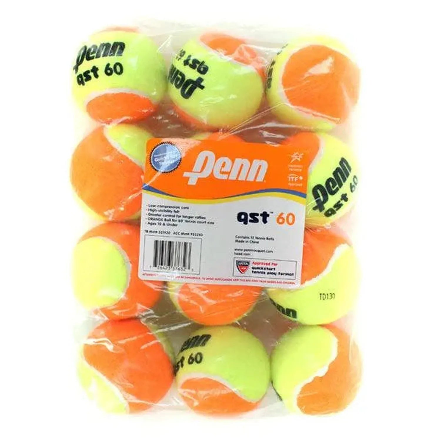Qst 60 Low Compression 12 Tennis Ball PackTienda Tennis