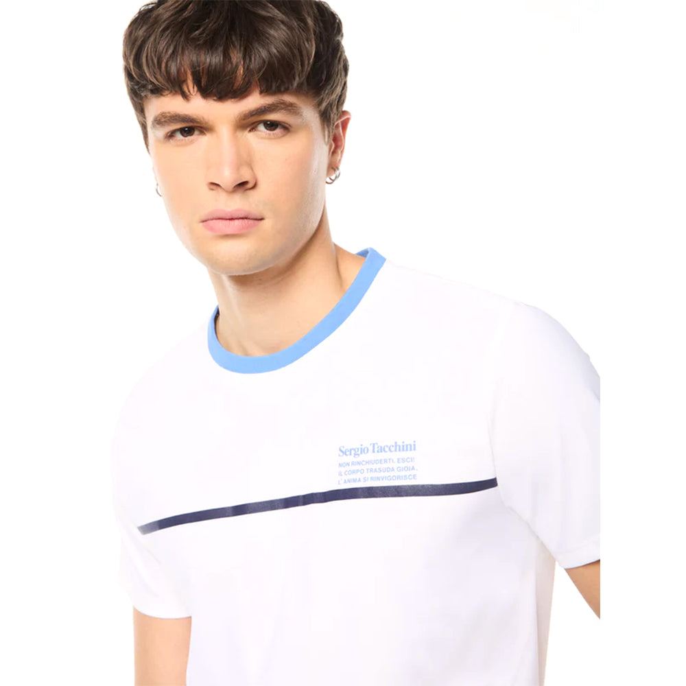 Sergio Tacchini Campo Court Shirt |  Brilliant White