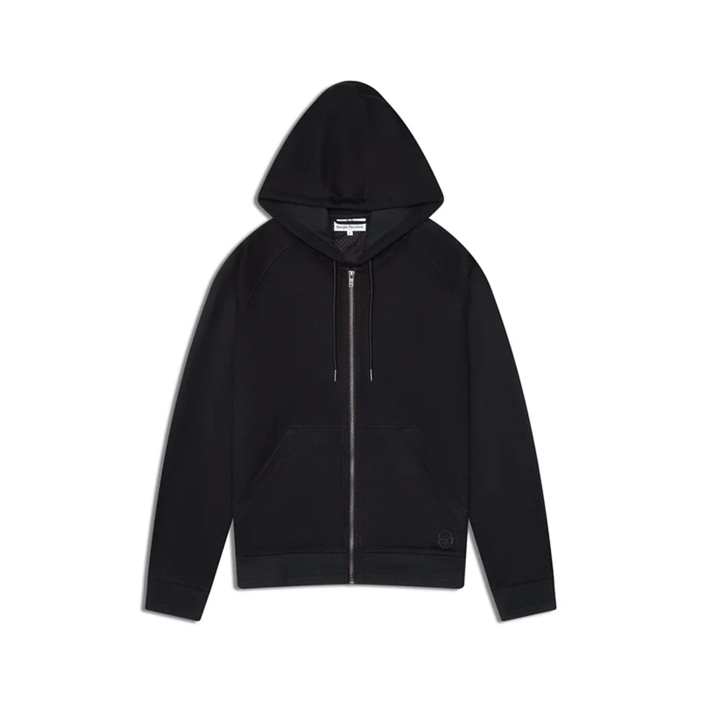 Sergio Tacchini Camoscio Hoodie |  Black Beauty