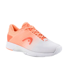 Padel Shoes HEAD Revolt Pro 4.5 Clay Mujer Coral/White 2025