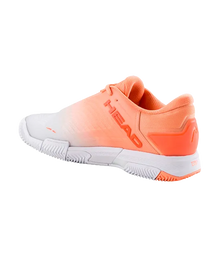 Padel Shoes HEAD Revolt Pro 4.5 Clay Mujer Coral/White 2025