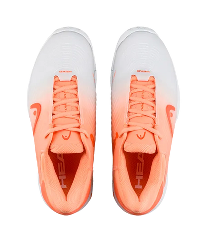 Padel Shoes HEAD Revolt Pro 4.5 Clay Mujer Coral/White 2025