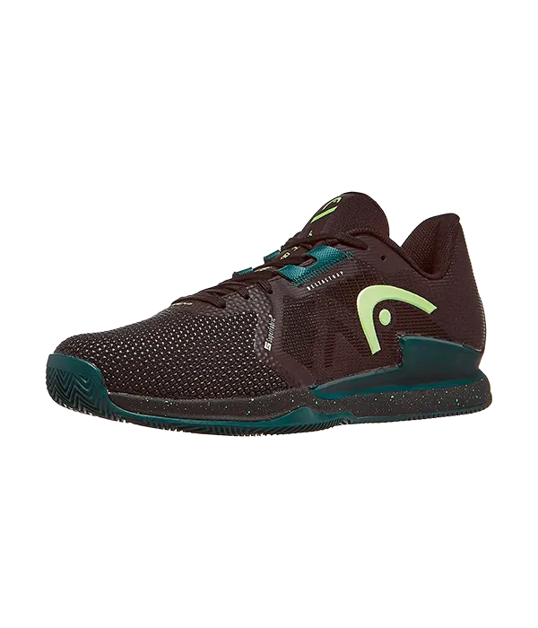 Padel Shoes HEAD Sprint Pro 3.5 SF Clay Black/Forest Green