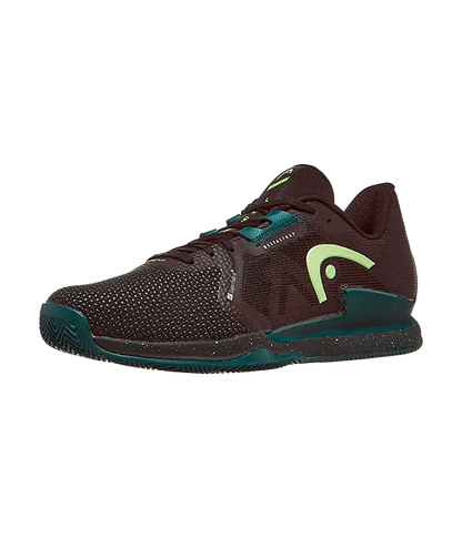 Padel Shoes HEAD Sprint Pro 3.5 SF Clay Black/Forest Green