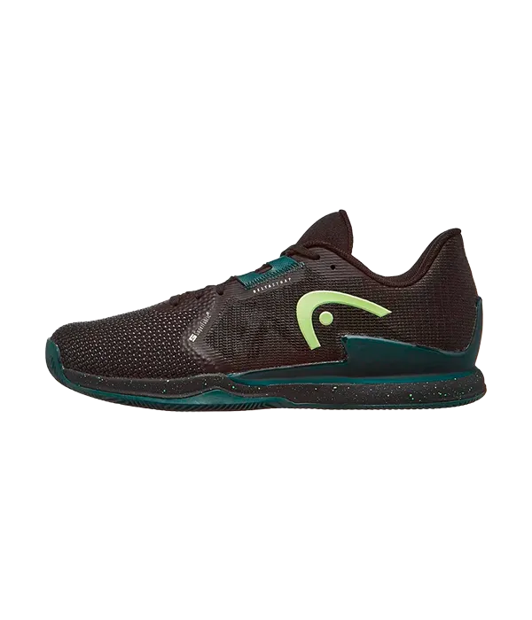 Padel Shoes HEAD Sprint Pro 3.5 SF Clay Black/Forest Green
