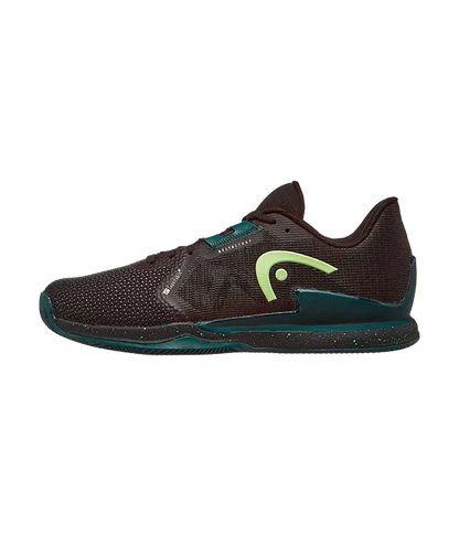 Padel Shoes HEAD Sprint Pro 3.5 SF Clay Black/Forest Green