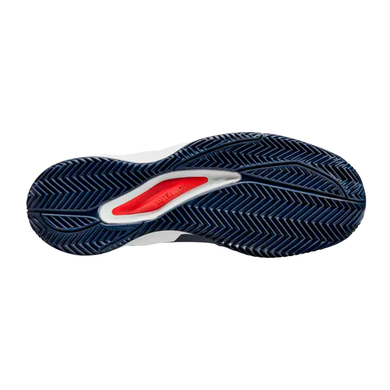 Padel Shoes Wilson Rush Pro Ace Navy Blazer/White/Wilson Red 2025
