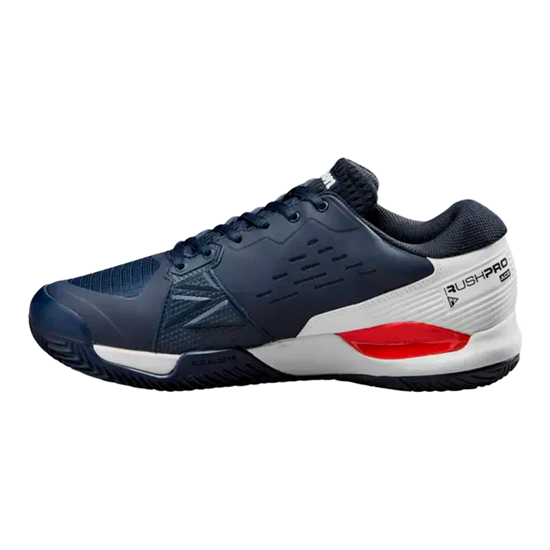 Padel Shoes Wilson Rush Pro Ace Navy Blazer/White/Wilson Red 2025