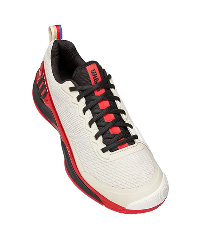 Padel Shoes Wilson Rush Pro 4.5 USO Tofu/Infrared/Black 2025