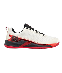 Padel Shoes Wilson Rush Pro 4.5 USO Tofu/Infrared/Black 2025