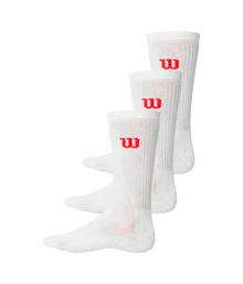 Socks Wilson Crew Socks (x3) Blancos