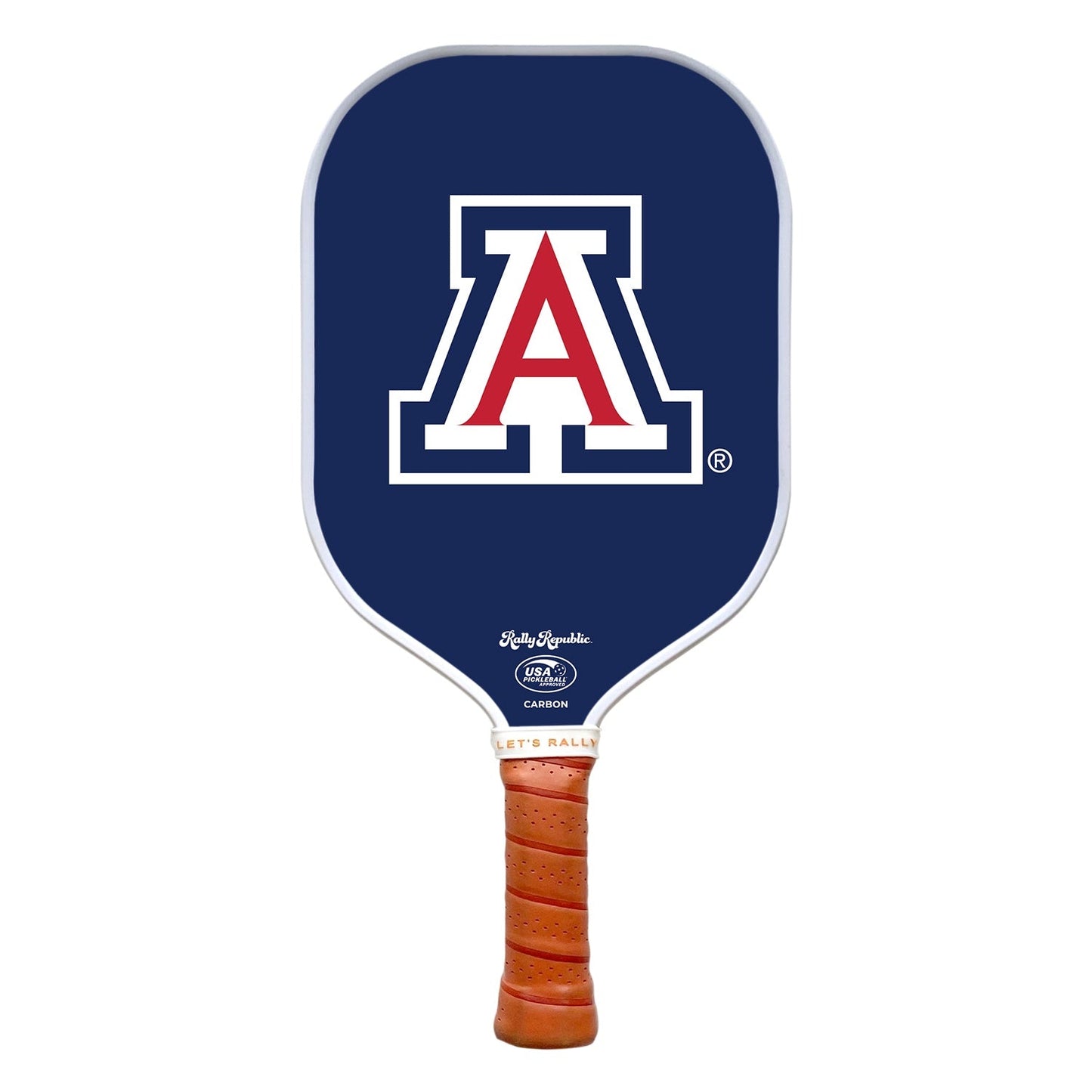Rally Republic PIckleball Paddle - Arizona Wildcats Blue Primary Mark