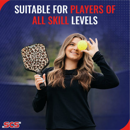 Salted City Sports Pickleball Paddle Leopard | Evo-Lite Series