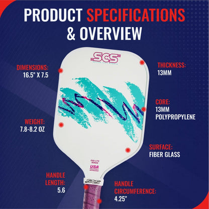 Salted City Sports Pickleball Paddle Nostalgia | Evo-Lite Series